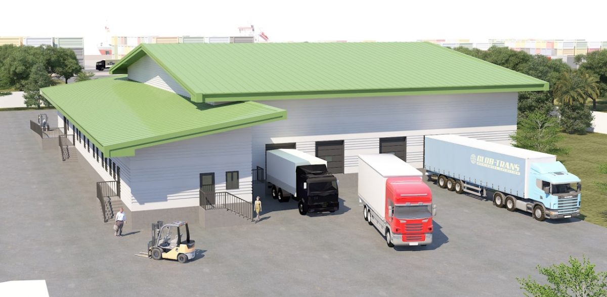 Artist's impression of the Kandal Cold Storage facility